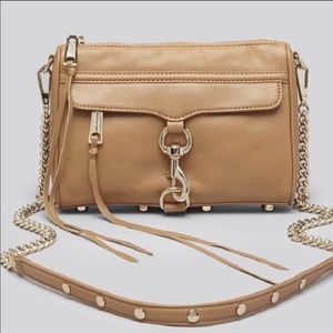 Rebecca Minkoff MAC Crossbody Bag Cognac Leather